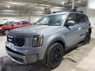 2023 Kia Telluride EX X-Line z VIN 5XYP3DGC8PG372784, wystawiony jako Copart lot #51593535 z przebiegiem 12 353 mil mil oraz Szkoda całkowita • Salvage title. Historia ofert i sprzedaży dostępna na DreamBid. Obrazek 1.