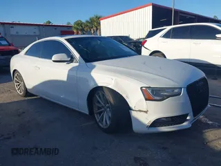2015 Audi A5 Premium with VIN WAUCFAFR6FA019126, listed as a IAAI auction lot 40655647 with 109,866 mi miles. Bid and sale history available at carsss.com. Image 1.