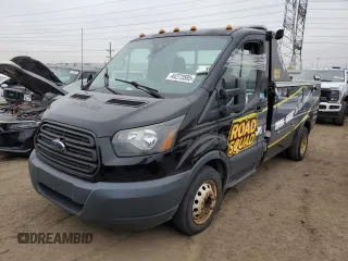2015 Ford Transit with VIN 1FDBF6ZM5FKA33195, listed as a Copart auction lot 44273595 with 202,742 mi miles and Clean Title. Bid and sale history available at DreamBid. Image 1.
