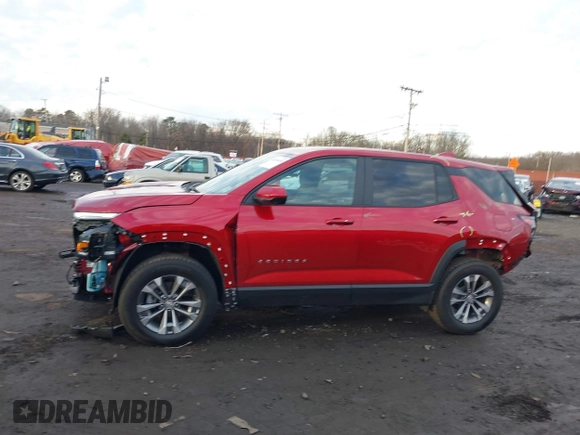 2025 Chevrolet Equinox AWD LT with VIN 3GNAXPEG3SL111704, listed as a IAAI auction lot 41194434 with 2,091 mi miles. Bid and sale history available at carsss.com. Image 15.