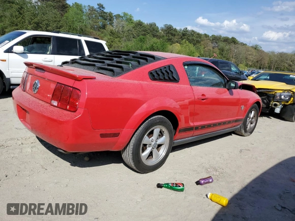 2009 Ford Mustang with VIN 1ZVHT80N895127354, listed as a Copart auction lot 53673695 with 131,935 mi miles and Salvage title. Bid and sale history available at DreamBid. Image 3.