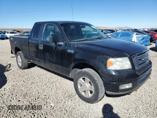 2005 Ford F-150 STX with VIN 1FTRX14WX5NA48994, listed as a Copart auction lot 46695035 with 253,055 mi miles and Salvage Title. Bid and sale history available at carsss.com. Image 4.