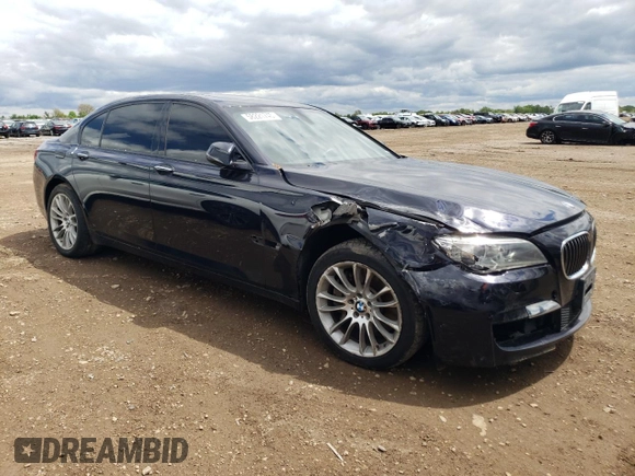 2014 BMW 7 Series ALPINA B7 with VIN WBAYE8C52ED135620, listed as a Copart auction lot 58221745 with 138,418 mi miles and Salvage title. Bid and sale history available at DreamBid. Image 4.