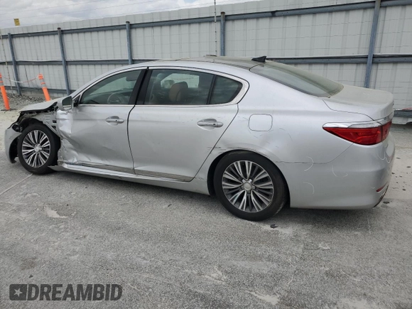 2017 Kia K900 Luxury with VIN KNALU4D36H6035113, listed as a Copart auction lot 52141195 with 92,299 mi miles and Salvage Title. Bid and sale history available at carsss.com. Image 2.