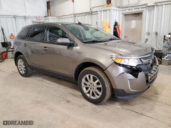 2014 Ford Edge SEL with VIN 2FMDK4JCXEBB23785, listed as a Copart auction lot 50550195 with 127,489 mi miles and Salvage Title. Bid and sale history available at carsss.com. Image 4.