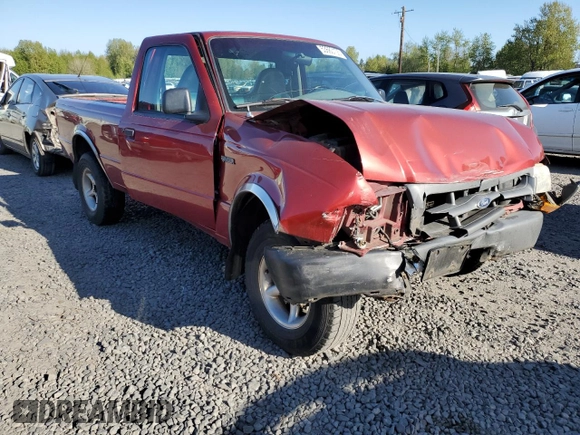 1998 Ford Ranger XL with VIN 1FTYR10C5WPA62518, listed as a Copart auction lot 53660105 with 256,060 mi miles and Salvage title. Bid and sale history available at DreamBid. Image 4.