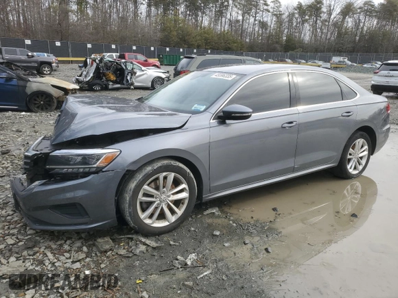 2020 Volkswagen Passat 2.0T SE with VIN 1VWSA7A38LC012730, listed as a Copart auction lot 45596335 with 69,611 mi miles and Salvage Title. Bid and sale history available at carsss.com. Image 1.