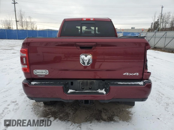 2024 Ram 2500 Longhorn with VIN 3C6UR5GL9RG339392, listed as a Copart auction lot 88396405 with 13,338 mi miles and Salvage Title. Bid and sale history available at carsss.com. Image 6.