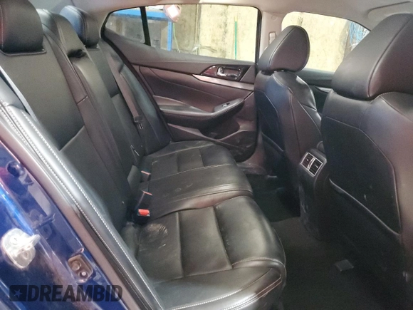2021 Nissan Maxima SV with VIN 1N4AA6CV3MC509621, listed as a Copart auction lot 50556985 with 83,205 mi miles and Salvage title. Bid and sale history available at DreamBid. Image 10.