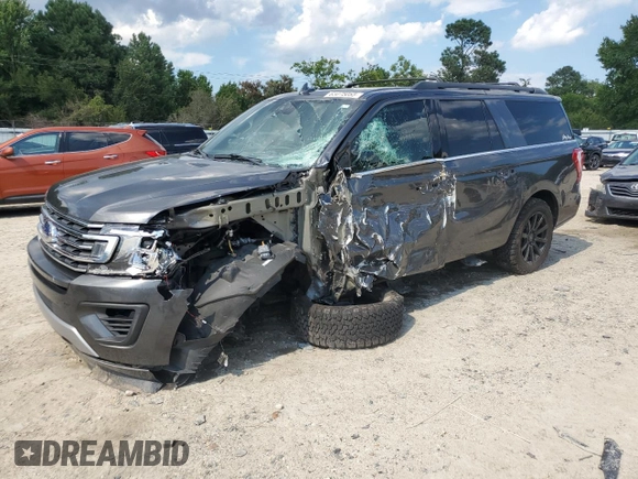 2021 Ford Expedition Max XLT with VIN 1FMJK1JT2MEA78359, listed as a Copart auction lot 63075055 with 66,245 mi miles and Salvage title. Bid and sale history available at DreamBid. Image 1.