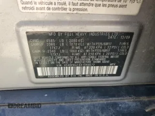 2010 Subaru Outback 2.5i Prem with VIN 4S4BRBGC4A1350572, listed as a Copart auction lot 68603014 with 0 mi miles and Salvage Title. Bid and sale history available at carsss.com. Image 13.