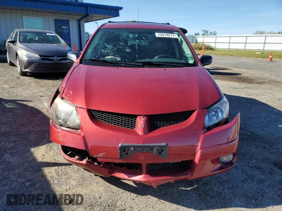 2003 Pontiac Vibe with VIN 5Y2SL62813Z467532, listed as a Copart auction lot 75918274 with 93,425 mi miles and Non Repairable. Bid and sale history available at carsss.com. Image 5.