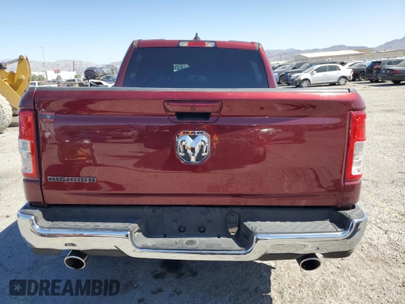 2022 Ram 1500 Lone Star z VIN 1C6RREFT6NN431035, wystawiony jako Copart lot #58095835 z przebiegiem 22 486 mil mil oraz Szkoda całkowita • Salvage title. Historia ofert i sprzedaży dostępna na DreamBid. Obrazek 6.