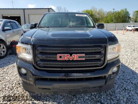 2019 GMC Canyon 4WD SLE with VIN 1GTG6CEN0K1345318, listed as a Copart auction lot 53082844 with 58,453 mi miles and Salvage Title. Bid and sale history available at carsss.com. Image 5.