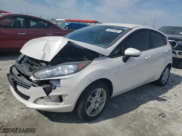2019 Ford Fiesta SE with VIN 3FADP4EJ7KM129929, listed as a Copart auction lot 48356905 with 121,522 mi miles and Salvage Title. Bid and sale history available at carsss.com. Image 1.
