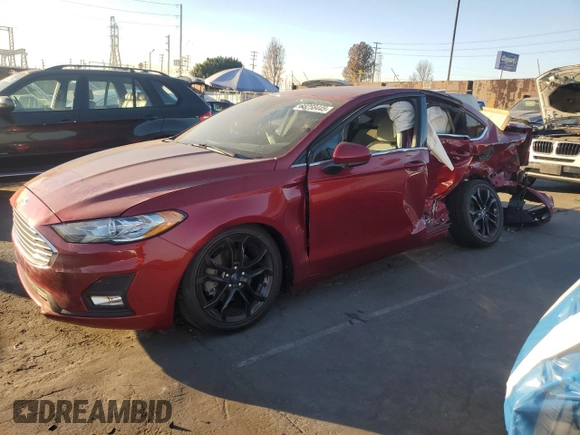2019 Ford Fusion SE with VIN 3FA6P0HD1KR134358, listed as a Copart auction lot 88258445 with Not Provided miles and Salvage Title. Bid and sale history available at carsss.com. Image 1.