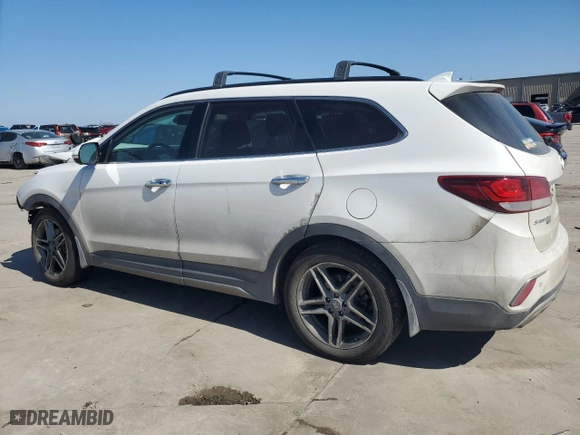 2019 Hyundai Santa Fe XL Limited Ultimate with VIN KM8SR4HF5KU307735, listed as a Copart auction lot 46835275 with 0 mi miles and Salvage Title. Bid and sale history available at carsss.com. Image 2.