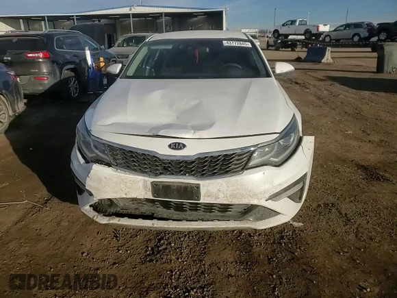 2019 Kia Optima LX with VIN 5XXGT4L32KG364232, listed as a Copart auction lot 43772845 with 45,402 mi miles and Salvage Title. Bid and sale history available at DreamBid. Image 11.