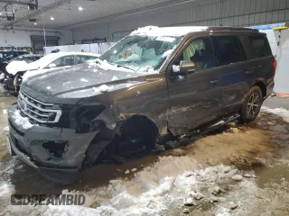 2019 Ford Expedition XLT with VIN 1FMJU1JT5KEA56198, listed as a Copart auction lot 83105894 with 55,721 mi miles and Salvage Title. Bid and sale history available at carsss.com. Image 1.