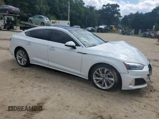 2022 Audi A5 Sportback Premium with VIN WAUABCF56NA030699, listed as a Copart auction lot 68917454 with 32,393 mi miles and Salvage Title. Bid and sale history available at carsss.com. Image 4.