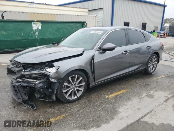 2023 Acura Integra with VIN 19UDE4H24PA010858, listed as a Copart auction lot 42124435 with 41,174 mi miles and Salvage Title. Bid and sale history available at DreamBid. Image 1.