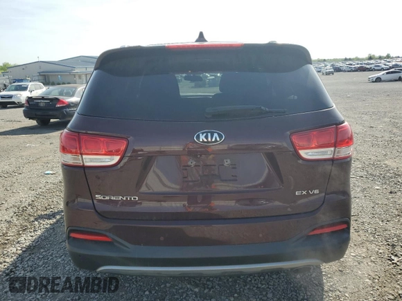 2016 Kia Sorento EX with VIN 5XYPH4A53GG127080, listed as a Copart auction lot 54145025 with 78,814 mi miles and Salvage title. Bid and sale history available at DreamBid. Image 6.