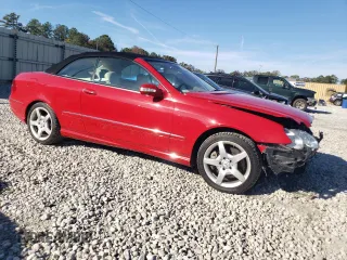 2008 Mercedes-Benz CLK 350 with VIN WDBTK56F98F241224, listed as a Copart auction lot 80668924 with 50,274 mi miles and Salvage Title. Bid and sale history available at DreamBid. Image 4.