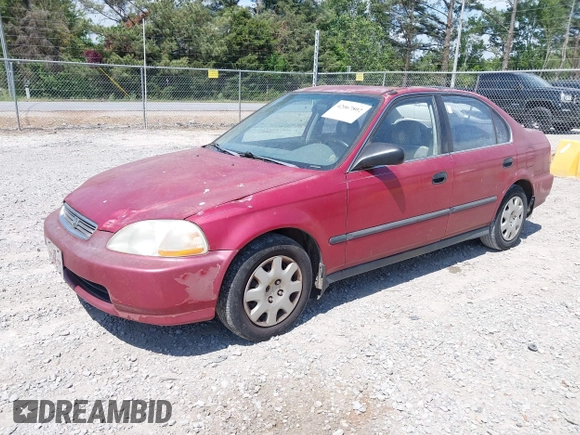 1998 Honda Civic LX with VIN 1HGEJ6676WL021762, listed as a IAAI auction lot 42067802 with 195,507 mi miles and . Bid and sale history available at DreamBid. Image 2.
