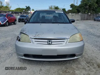 2003 Honda Civic LX with VIN 2HGES16563H568571, listed as a Copart auction lot 53802225 with 0 mi miles and Salvage Title. Bid and sale history available at carsss.com. Image 5.
