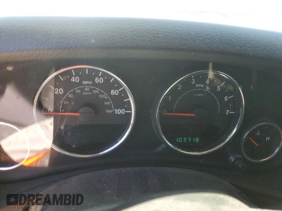 2013 Jeep Wrangler Sport with VIN 1C4AJWAG5DL706031, listed as a Copart auction lot 54594465 with 103,718 mi miles and Salvage Title. Bid and sale history available at carsss.com. Image 9.