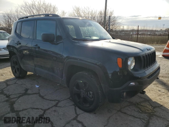 2021 Jeep Renegade Jeepster with VIN ZACNJDAB3MPM93664, listed as a Copart auction lot 44168175 with 76,666 mi miles and Salvage title. Bid and sale history available at DreamBid. Image 4.
