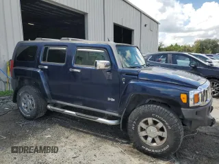 2007 Hummer H3 SUV with VIN 5GTDN13E178165852, listed as a Copart auction lot 72340514 with 241,269 mi miles and Salvage Title. Bid and sale history available at carsss.com. Image 4.