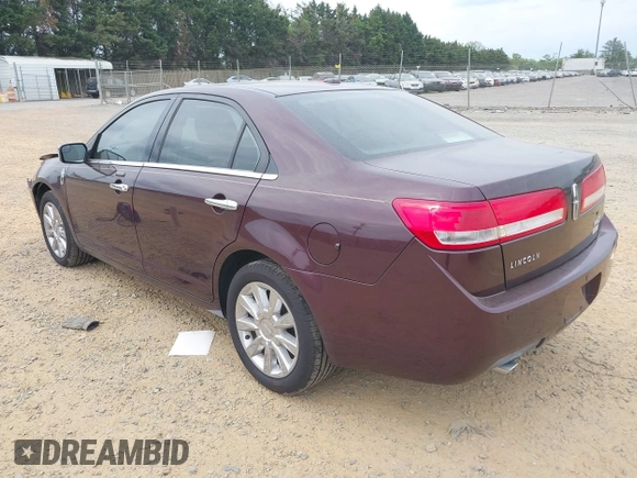 2011 Lincoln MKZ with VIN 3LNHL2GC9BR760237, listed as a IAAI auction lot 42124301 with 100,323 mi miles. Bid and sale history available at carsss.com. Image 3.