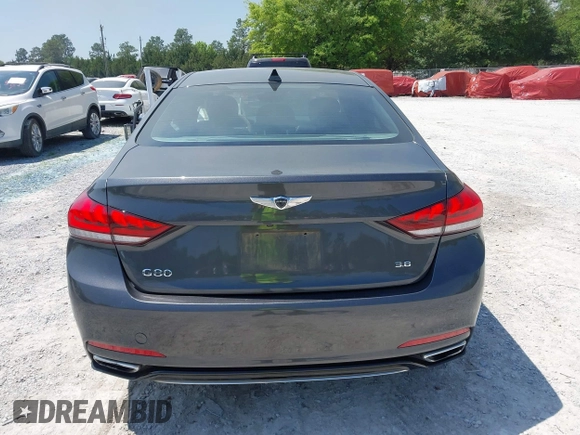 2018 Genesis G80 3.8L z VIN KMHGN4JE9JU265510, wystawiony jako IAAI lot #41985721 z przebiegiem 188 236 mil mil oraz . Historia ofert i sprzedaży dostępna na DreamBid. Obrazek 16.