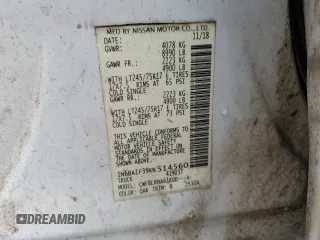 2019 Nissan Titan XD SV with VIN 1N6BA1F39KN514560, listed as a Copart auction lot 74759064 with 0 mi miles and Salvage Title. Bid and sale history available at carsss.com. Image 18.