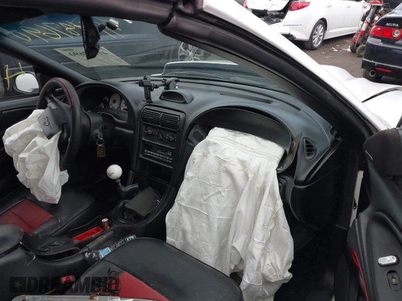 1996 Ford Mustang GT with VIN 1FALP45X7TF201553, listed as a IAAI auction lot 41487690 with 102,015 mi miles. Bid and sale history available at carsss.com. Image 5.