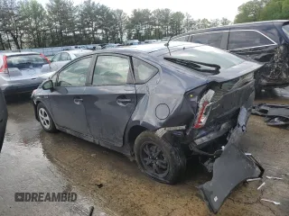 2014 Toyota Prius Four with VIN JTDKN3DU5E0393834, listed as a Copart auction lot 55593975 with Not Provided miles and Salvage Title. Bid and sale history available at DreamBid. Image 2.