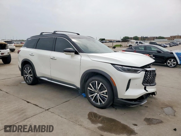 2024 Infiniti QX60 Autograph with VIN 5N1DL1HT3RC339999, listed as a Copart auction lot 53827615 with 16,641 mi miles and Clean title. Bid and sale history available at DreamBid. Image 4.