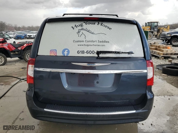 2014 Chrysler Town & Country Touring with VIN 2C4RC1BG0ER171116, listed as a Copart auction lot 49265515 with 170,064 mi miles and Salvage Title. Bid and sale history available at carsss.com. Image 6.