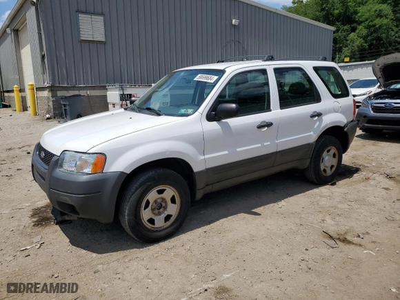 2003 Ford Escape XLS Popular with VIN 1FMYU92163KC43110, listed as a Copart auction lot 58699684 with 66,450 mi miles and Salvage Title. Bid and sale history available at carsss.com. Image 1.