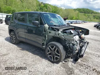 2021 Jeep Renegade Sport z VIN ZACNJDAB1MPM54636, wystawiony jako Copart lot #54333225 z przebiegiem 80 014 mil mil oraz Szkoda całkowita • Salvage title. Historia ofert i sprzedaży dostępna na DreamBid. Obrazek 4.