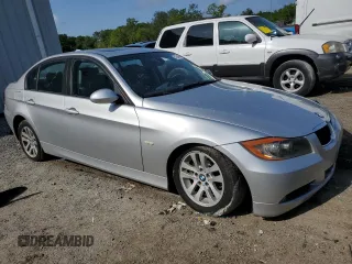 2007 BMW 3 Series 328i with VIN WBAVA33597KX82600, listed as a Copart auction lot 51384475 with 81,597 mi miles and Non Repairable. Bid and sale history available at carsss.com. Image 4.