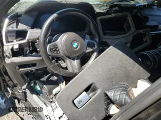 2023 BMW X6 M50i with VIN 5UXCY8C07P9N76740, listed as a Copart auction lot 62194394 with 0 mi miles and Salvage Title. Bid and sale history available at carsss.com. Image 8.