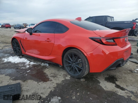 2023 Toyota GR86 Premium with VIN JF1ZNBE14P9759803, listed as a Copart auction lot 88985585 with 21,349 mi miles and Salvage Title. Bid and sale history available at carsss.com. Image 2.