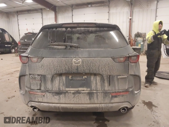 2024 Mazda CX-50 S Select with VIN 7MMVABAM0RN221288, listed as a IAAI auction lot 40983418 with 9,744 mi miles and . Bid and sale history available at DreamBid. Image 16.