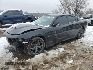 2019 Dodge Charger R/T with VIN 2C3CDXCT6KH643181, listed as a Copart auction lot 44929565 with 109,377 mi miles and Salvage Title. Bid and sale history available at carsss.com. Image 1.