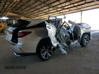 2018 Lexus RX with VIN JTJGZKCA9J2002823, listed as a Copart auction lot 44383845 with 0 mi miles and Salvage Title. Bid and sale history available at carsss.com. Image 3.