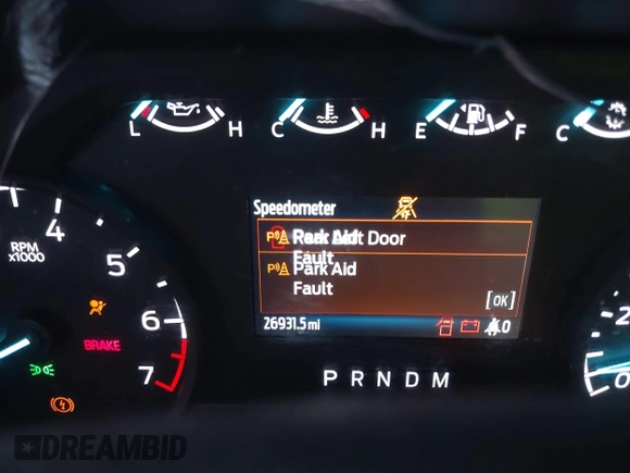 2023 Ford F-150 XL with VIN 1FTEX1CP1PKE18310, listed as a IAAI auction lot 42337133 with 26,931 mi miles and . Bid and sale history available at DreamBid. Image 7.
