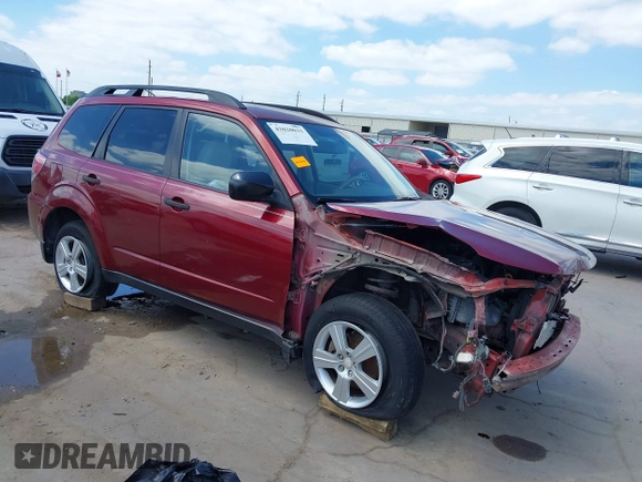 2012 Subaru Forester X with VIN JF2SHBBC5CH430957, listed as a IAAI auction lot 42020033 with 90,216 mi miles and . Bid and sale history available at DreamBid. Image 1.