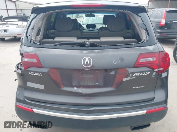 2011 Acura MDX Tech Pkg with VIN 2HNYD2H69BH503868, listed as a IAAI auction lot 41673758 with 198,686 mi miles. Bid and sale history available at carsss.com. Image 16.